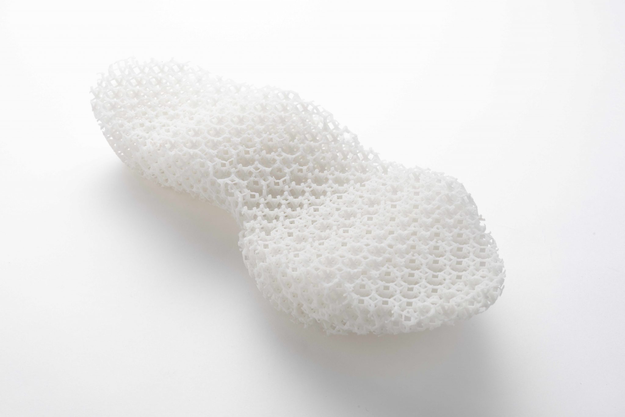 TPU 1301 flexible SLS 3D-printed part, rubber-like polyurethane material